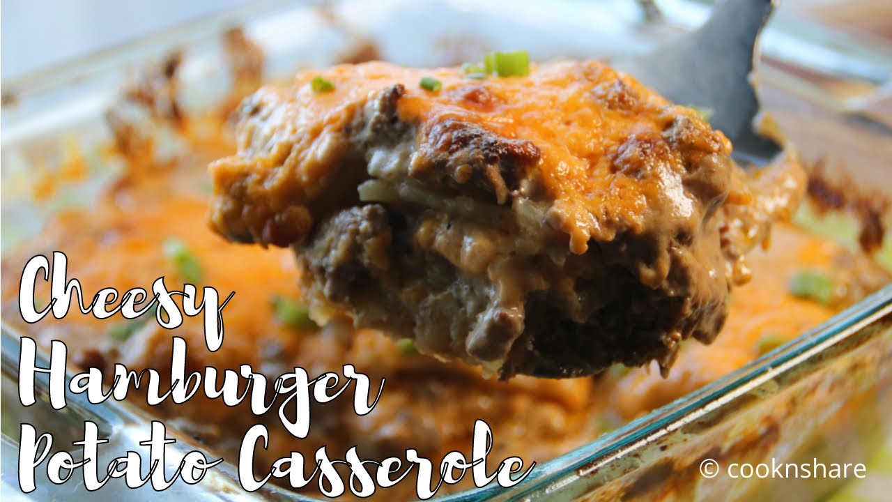 Бюджетный рецепт картофельной запеканки с сыром и гамбургером — Friendly Comfort Food