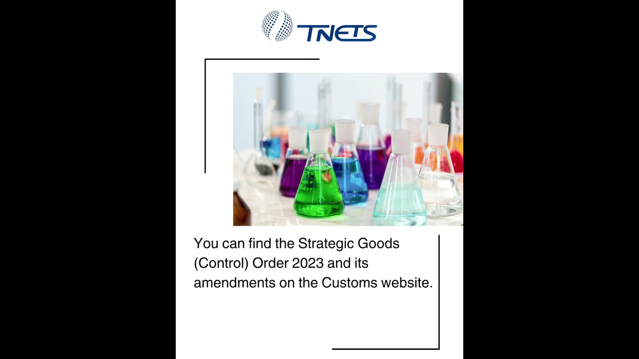 Singapore Customs announced that the new Strategic Goods Control Order 2023