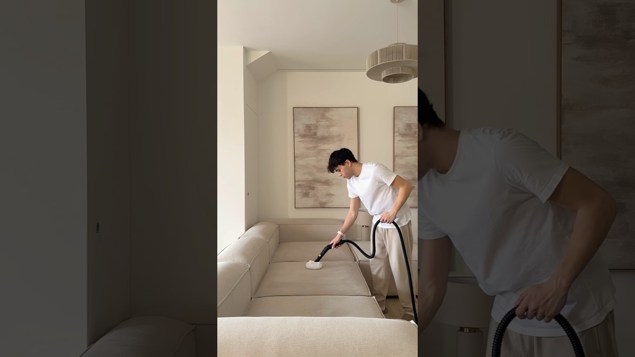 una bella pulizia profonda della casa 🧺🧸🫧🤍 #cleaning #homereset #puliziecasa #aesthetic