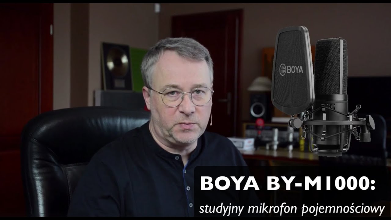 BOYA BY-M1000- studyjny mikrofon pojemnościowy