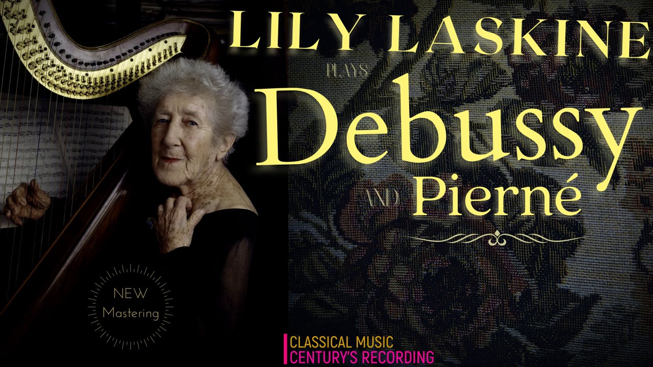 Debussy - La fille aux cheveux de lin, Sonate flute alto harpe, Danses sacrée profane, Lily Laskine