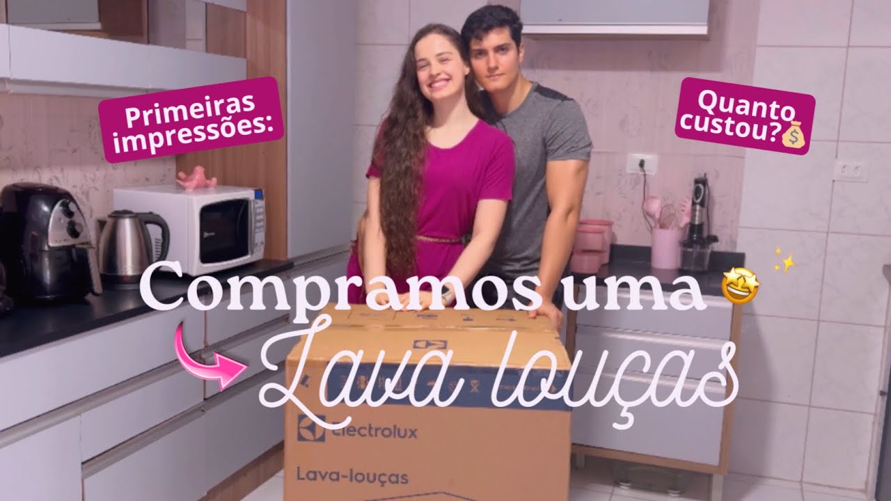 Compramos um LAVA LOUÇAS de 14 serviços da Eletrolux🤩✨| Paloma Vivian