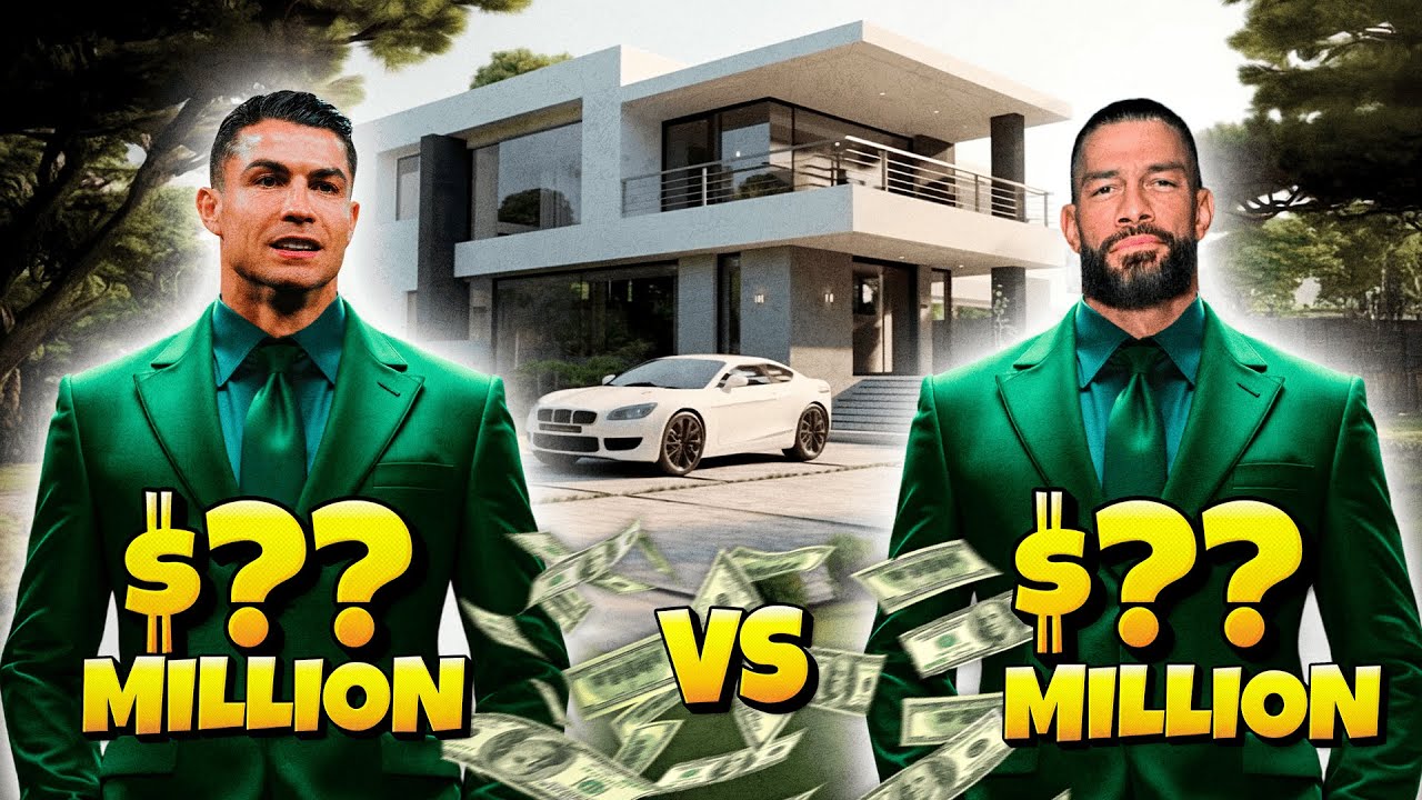 Cristiano Ronaldo VS Roman Reigns: WHO IS RICHER?