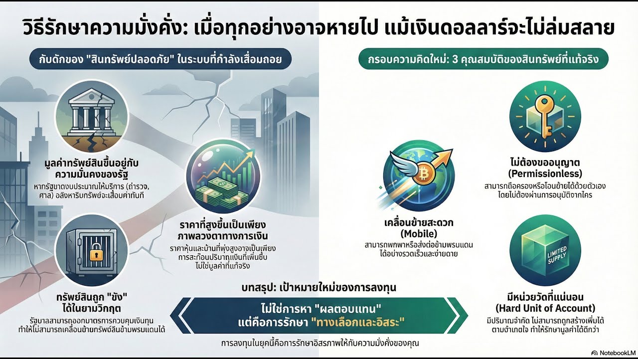 วิธีรักษาความมั่งคั่ง เมื่อทุกอย่างอาจหายไป
