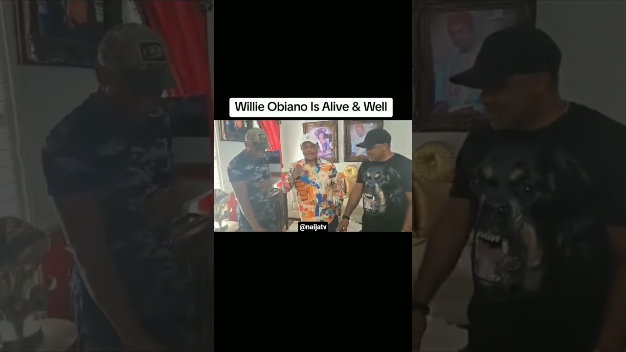 Anambra state formal governor (Willie Obiano) Is Alive & well 