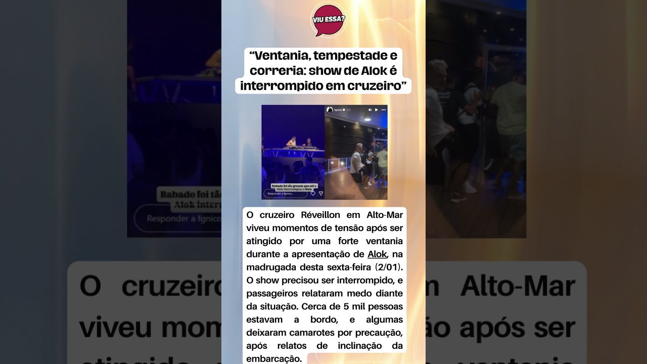 O SHOW MAIS ESPERADO DO CRUZEIRO FOI CANCELADO... E ERA DO ALOK!!😢🧨😱