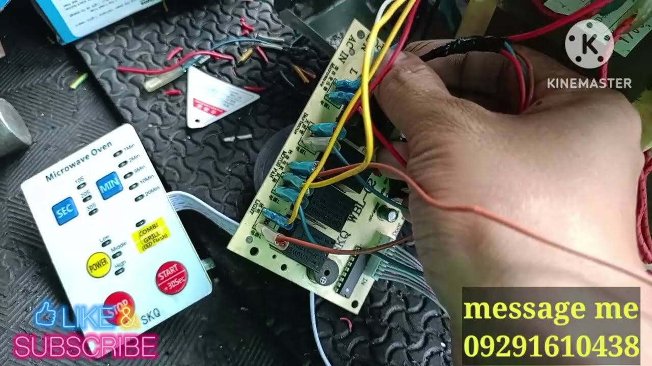 Microwave oven universal board paano magkabit