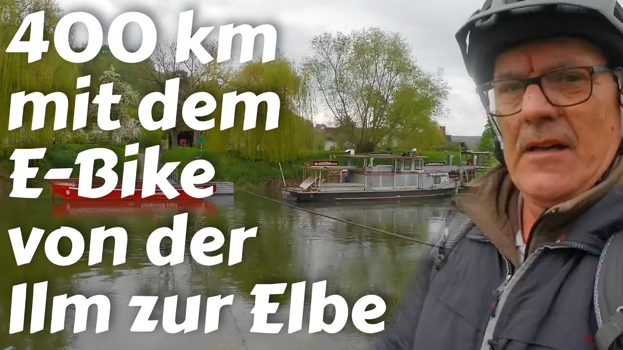 Abenteuer E-Bike Tour 400 km an Saale und Elbe mit Übernachtung 1. Etappe #ebike, #bikepacking