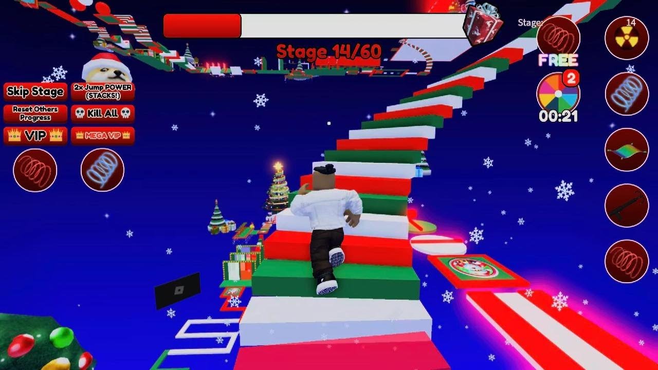 Vlogmas #1 -Roblox-  Christmas Obby Gameplay  #gameplay #roblox #hungariangameplay #robloxchristmas 