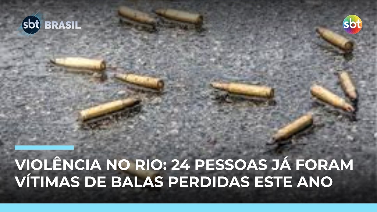 Viol&ecirc;ncia no Rio: 24 pessoas foram atingidas por balas perdidas em dois meses de 2026| #SBTBrasil