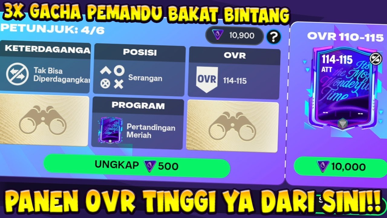 PASTI DAPAT OVR TINGGI ATAU PEMAIN GG DARI SINI!! 