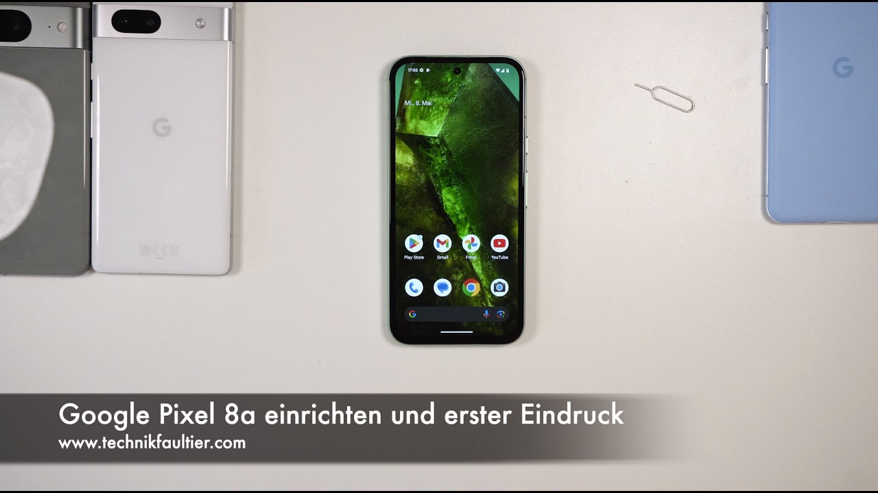 Google Pixel 8a einrichten und erster Eindruck