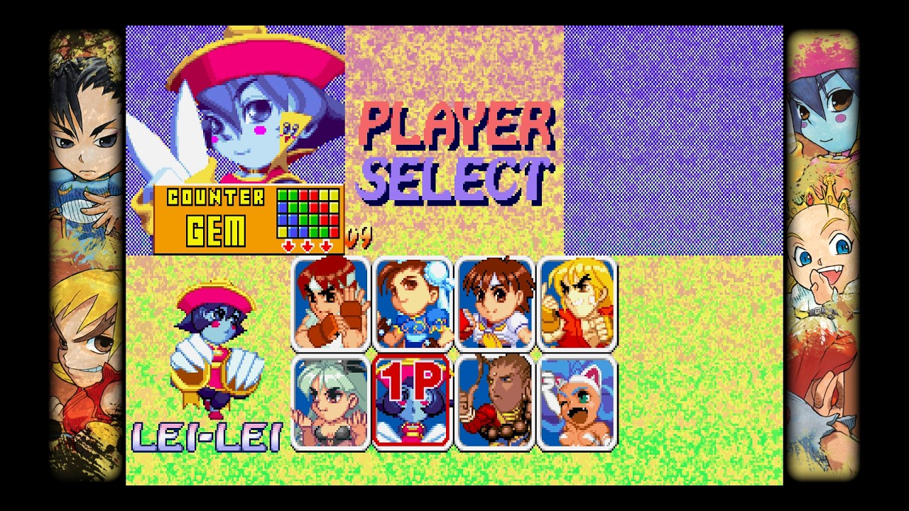 【ファイターとヴァンパイアがパズルで戦う】スーパーパズルファイターⅱx気楽にいこーよ、パズルにサ！　レイレイ+乱入!!