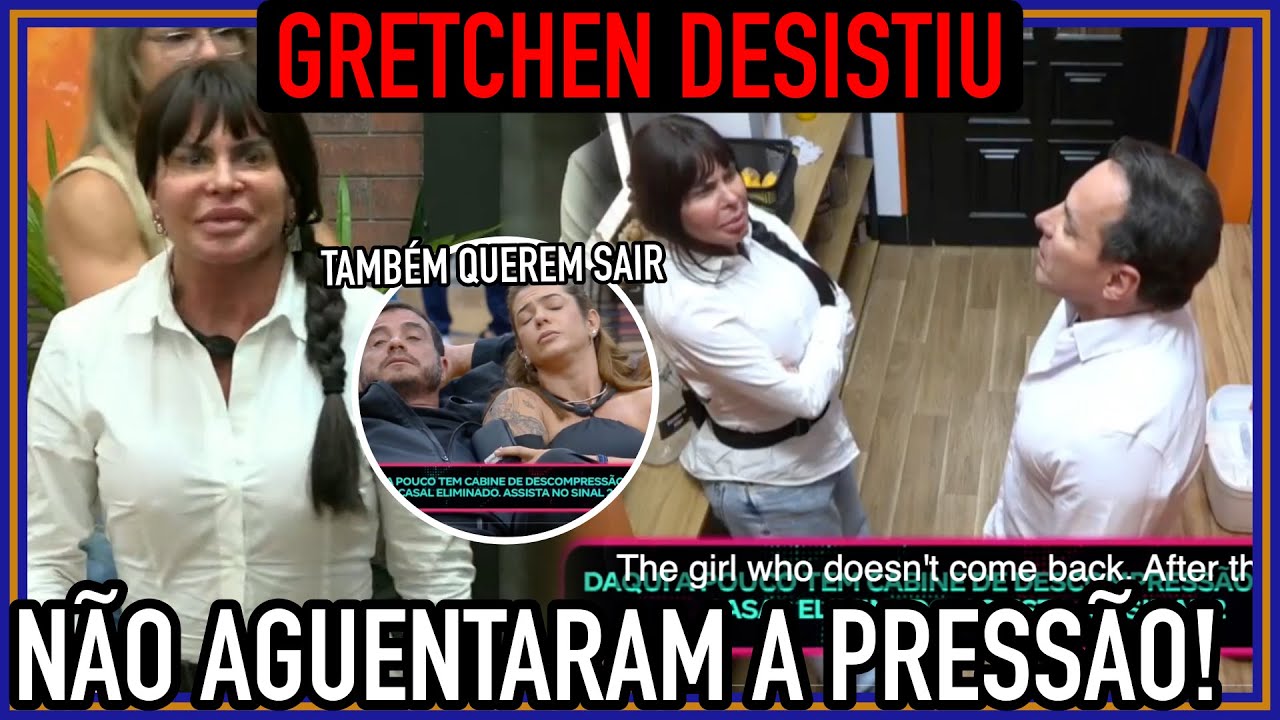 🔴GRETCHEN E ESDRAS DESISTEM DO POWER COUPLE e DHOMINI E ADRIANA QUEREM SAIR TAMBÉM