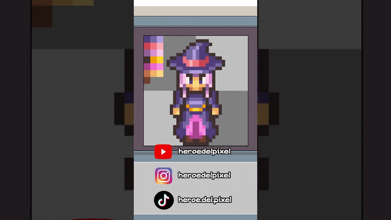 Pixel Art - Bruja #1