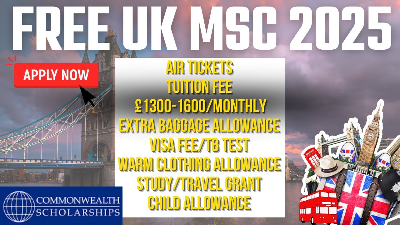 නොමිලේ UK යමු 2025 | Fully Funded Commonwealth Shared Scholarship #freeuk #sltouk