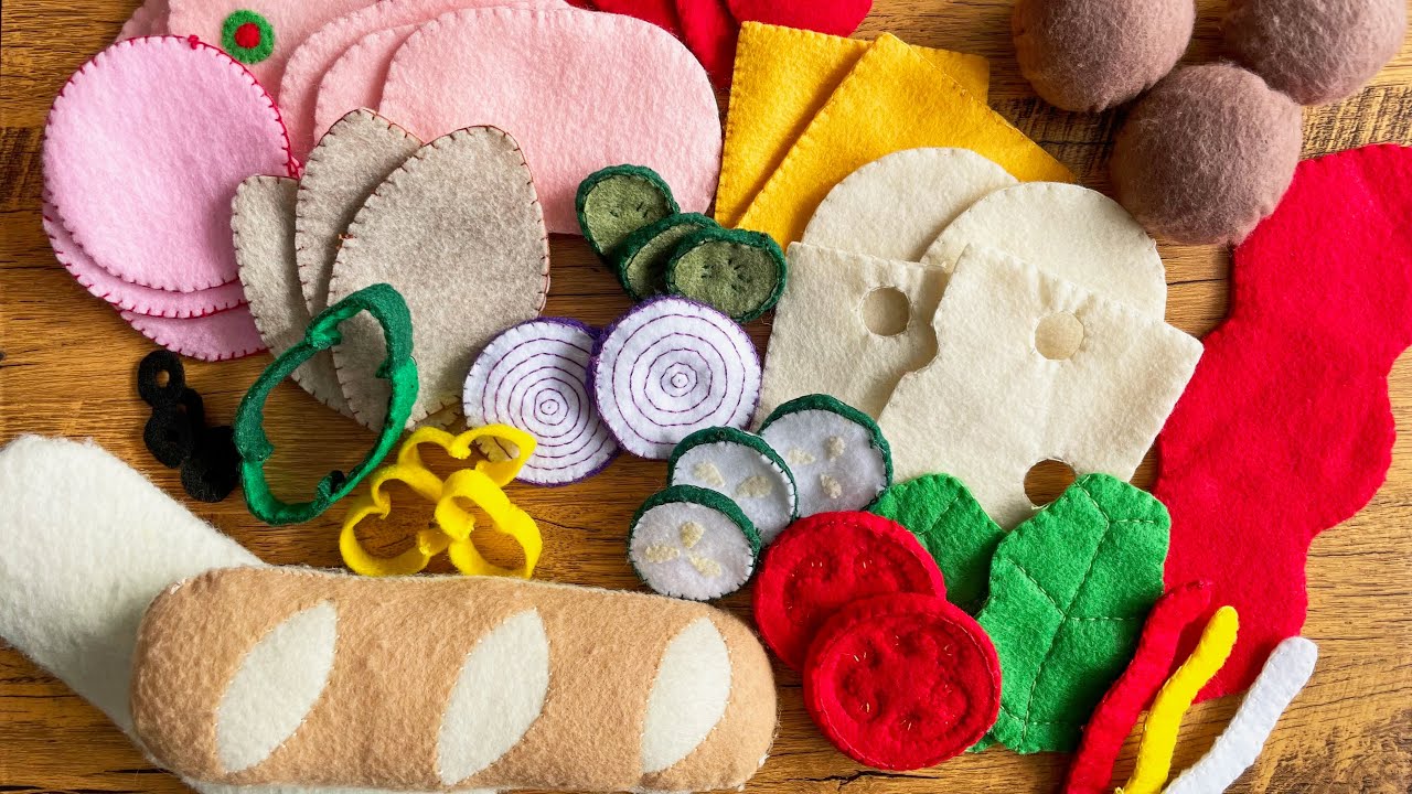 DIY Felt Food - Sub Sandwich + Free Pattern