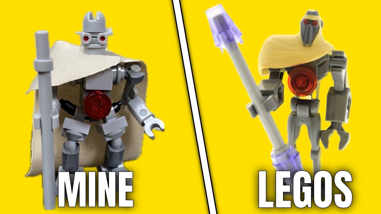 How to build a Lego Magna Guard with Handmade Pauldron and Cape