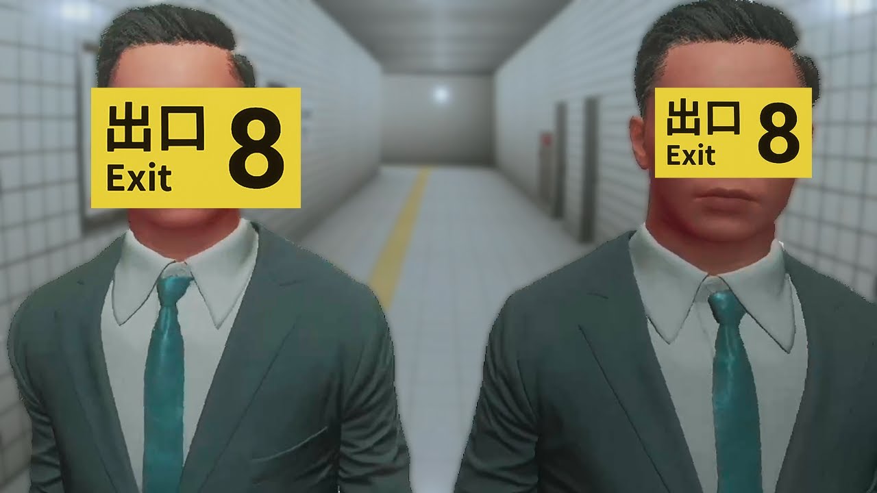 初見プレイで発狂しすぎた腰抜け実況【８番出口】【異変ほぼ全部回収】