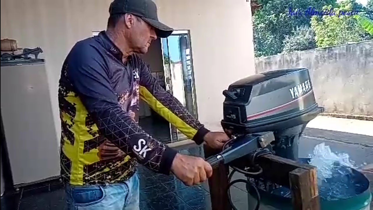como funcionar motor de popa no tambor ,mais antigos