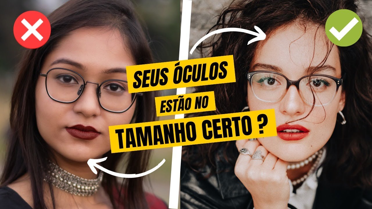 Como saber o tamanho certo dos óculos? (Guia completo)