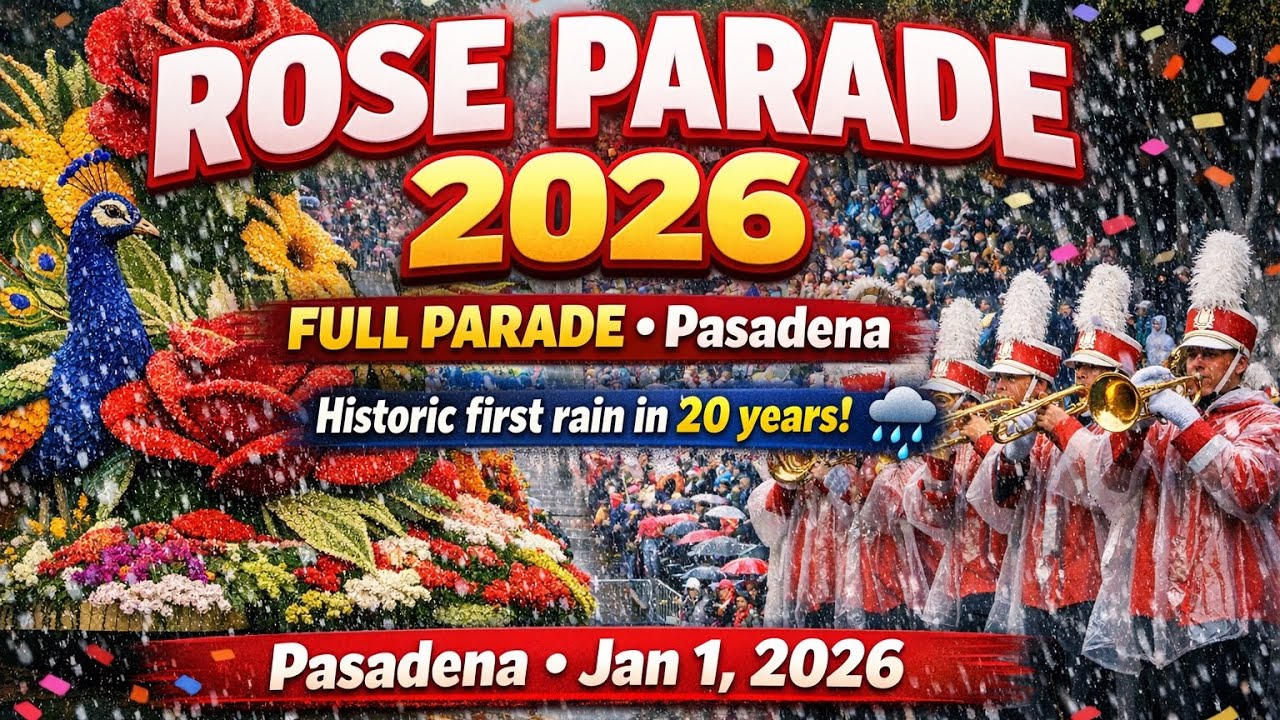 ROSE PARADE 2026 🌹 Full Parade in Pasadena | Jan 1, 2026 #chennaitousa #roseparade 