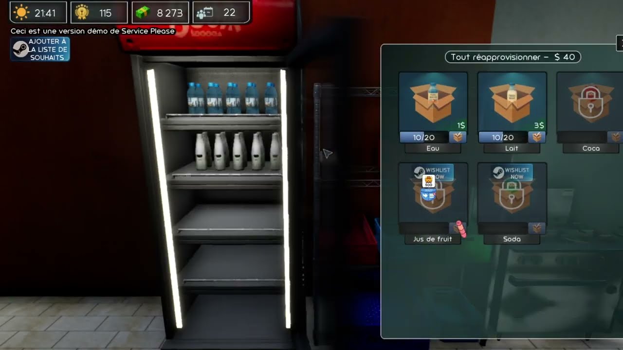 ★ Service Please : First Dinner ★ Gère ton restaurant de A à Z (Très complet)► TEST l (Steam 2026)