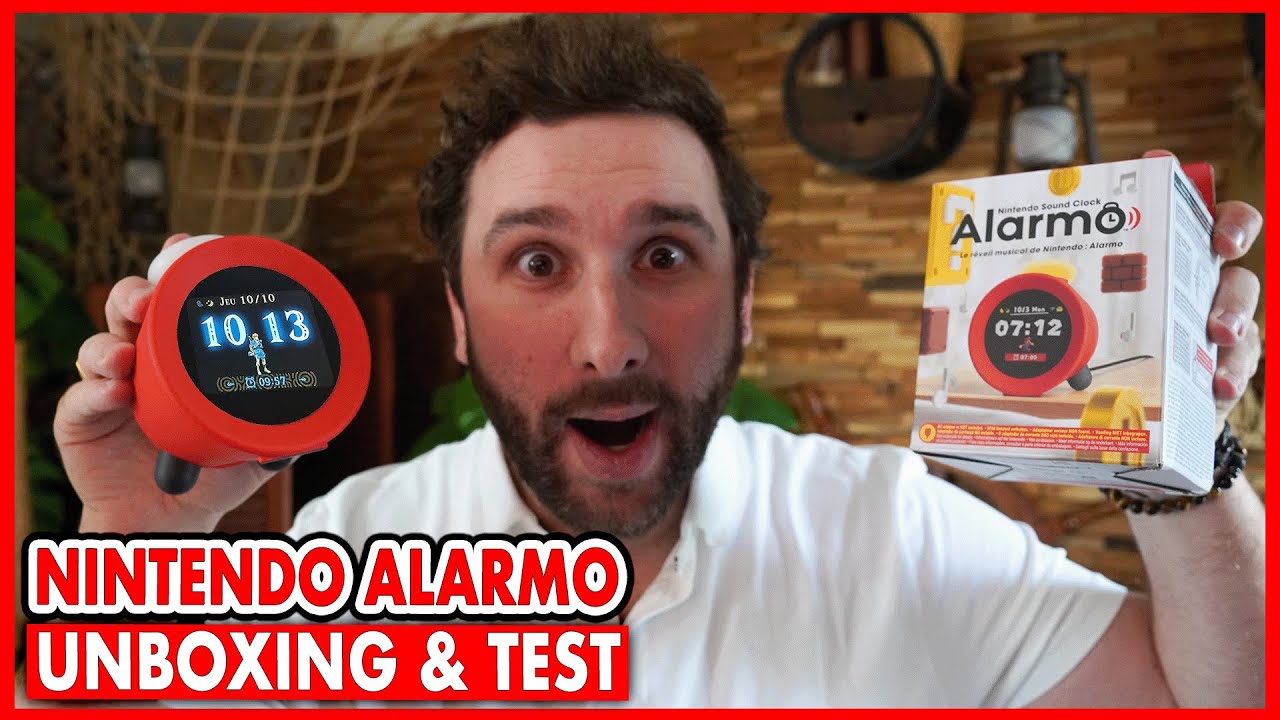 Je TESTE le NINTENDO ALARMO : PREMIER REVEIL NINTENDO 😱 UNBOXING & PREMIER TEST FR