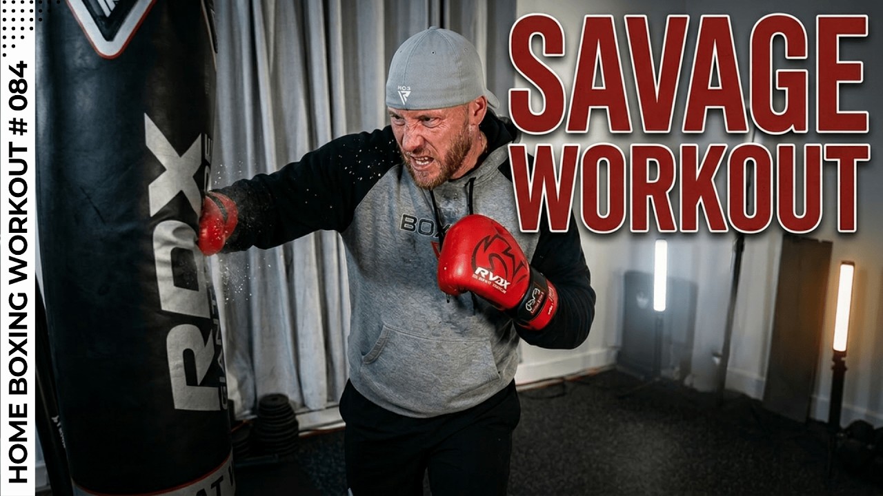 The Ultimate Savage Punching Bag Boxing Workouts for stamina | No talking