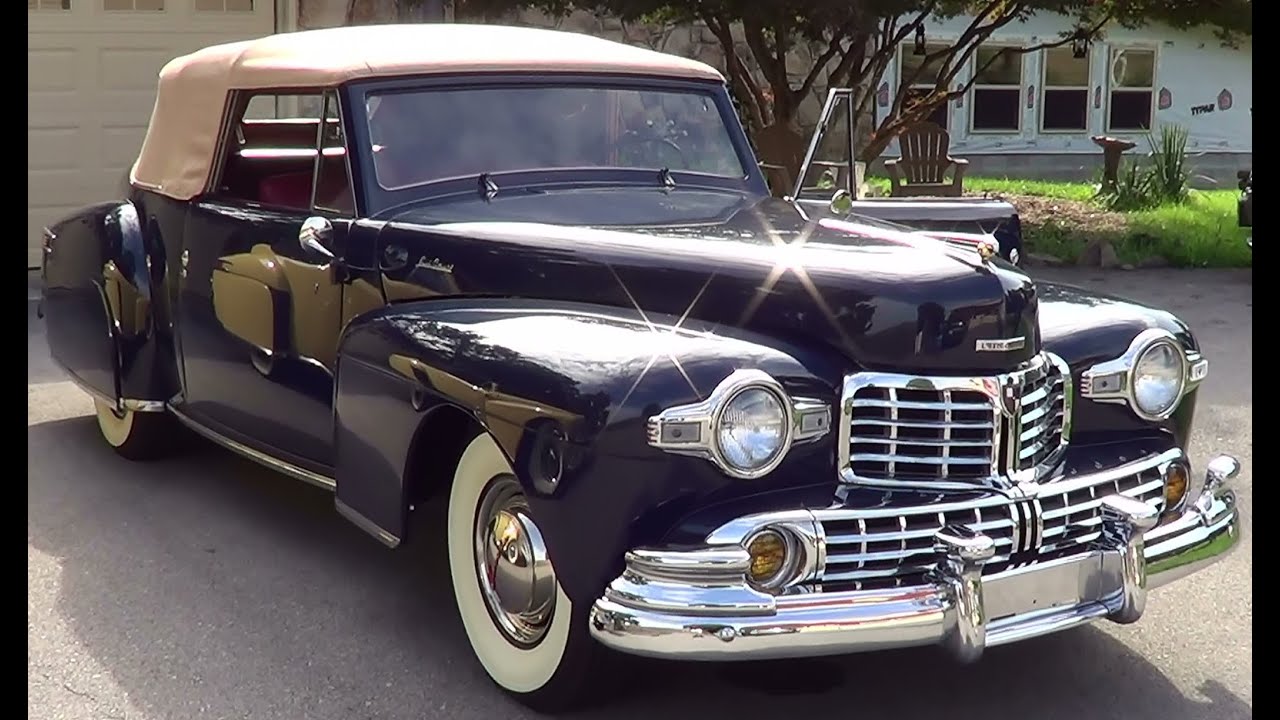 1947 and 1948 Lincoln Continental