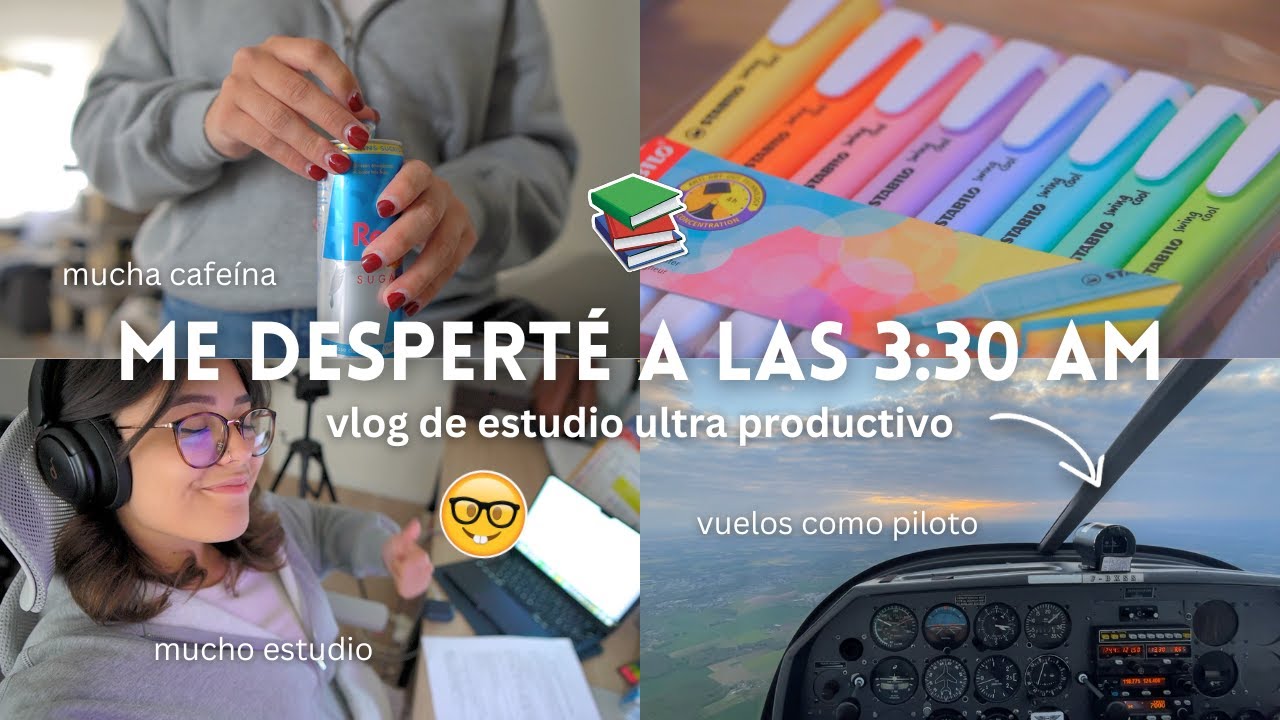 Me Levanté a las 3:30 AM para Estudiar (Un Día Ultra Productivo en mi Vida)