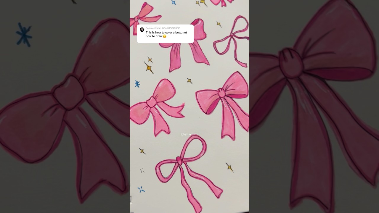 🎀how to draw a bow 🎀🦢✨ #art #drawing #bow #coquette #drawwithme