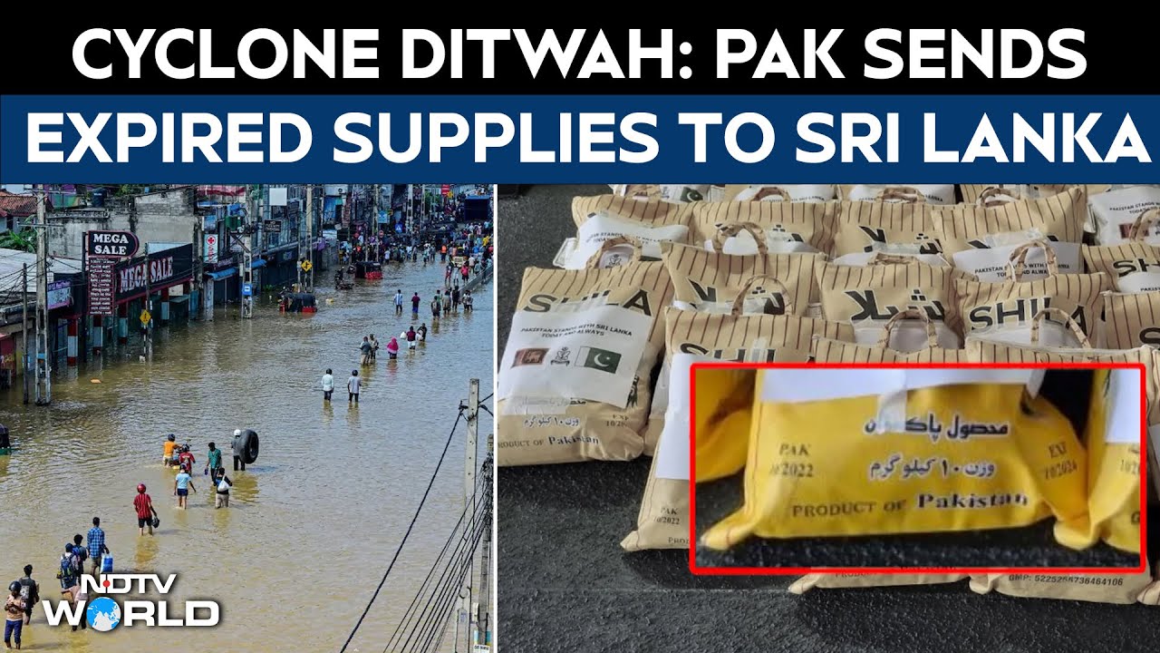 Cyclone Ditwah News | Pak Sends One-Year-Expired Supplies To Sri Lanka Amid Cyclone Ditwah Crisis