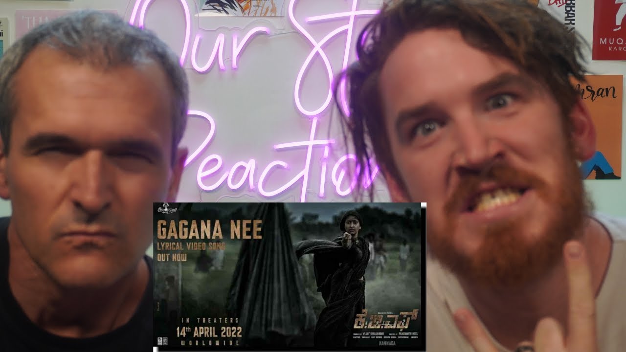 GAGANA NEE Lyrical (Kannada) | KGF Chapter 2 | Rocking Star Yash | REACTION!!!