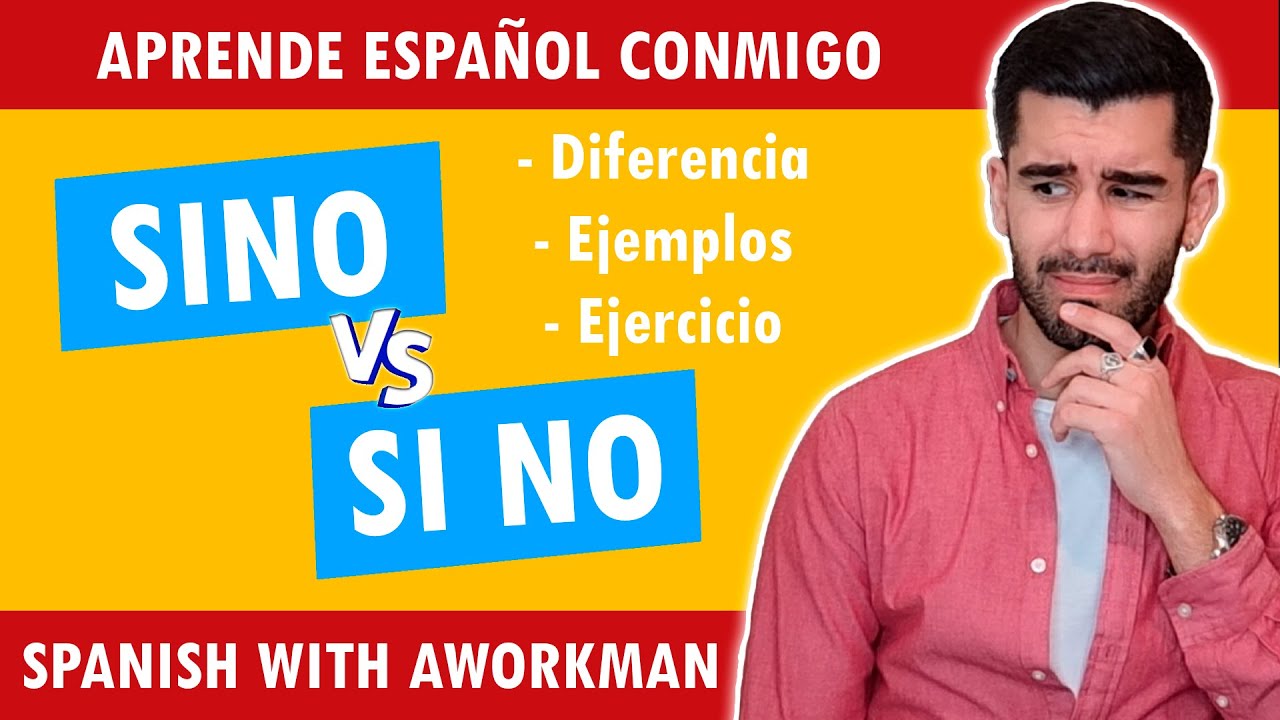 SINO vs. SI NO 🤔 ¿Cuál es la DIFERENCIA? EJEMPLOS + EJERCICIO. ✍🏼