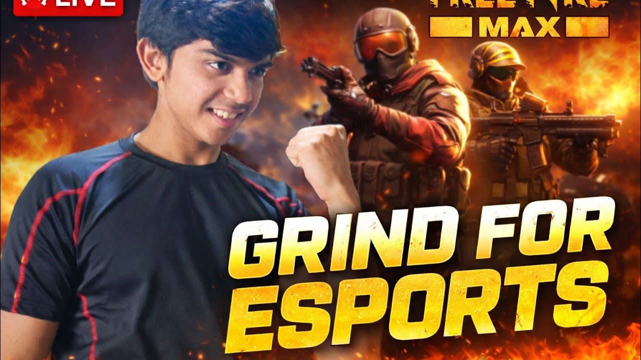 DAILY LIVE STREAMING OF FREE FIRE | DAILY E-SPORTS GRIND | WATCH TILL END | #live #freefire #esports