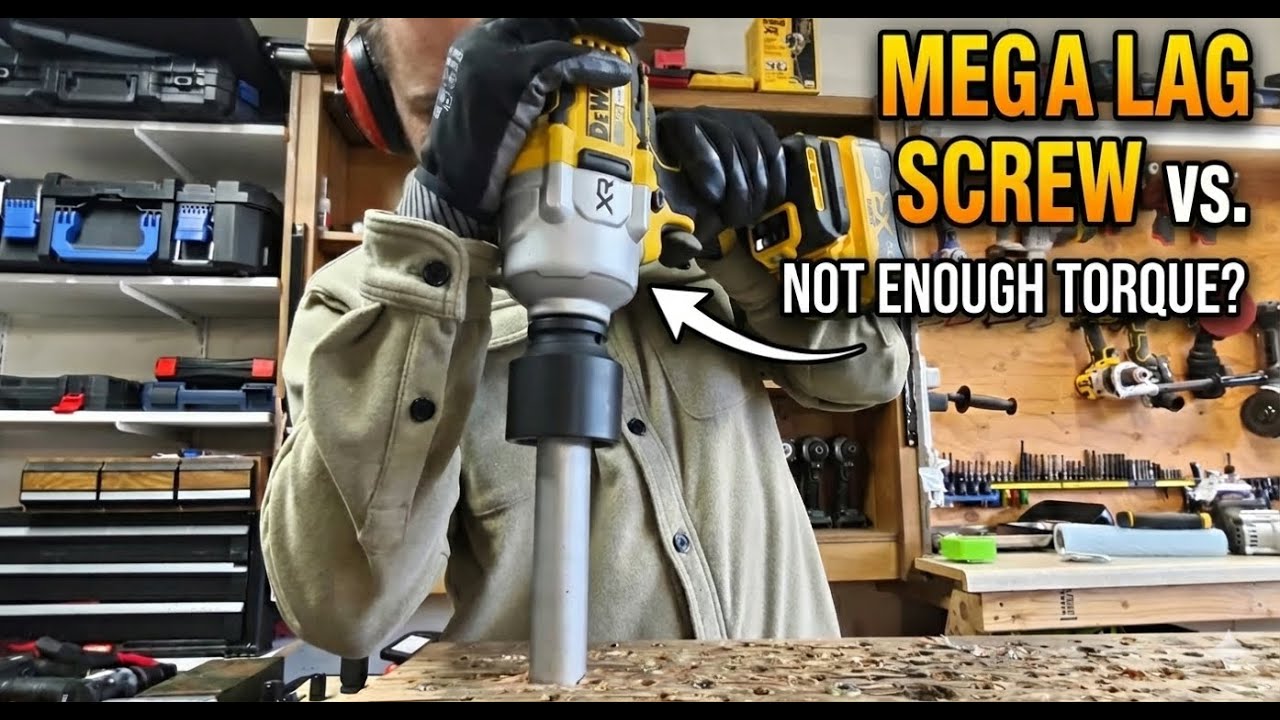 Самый большой саморез в мире (?) против DeWalt 961 964