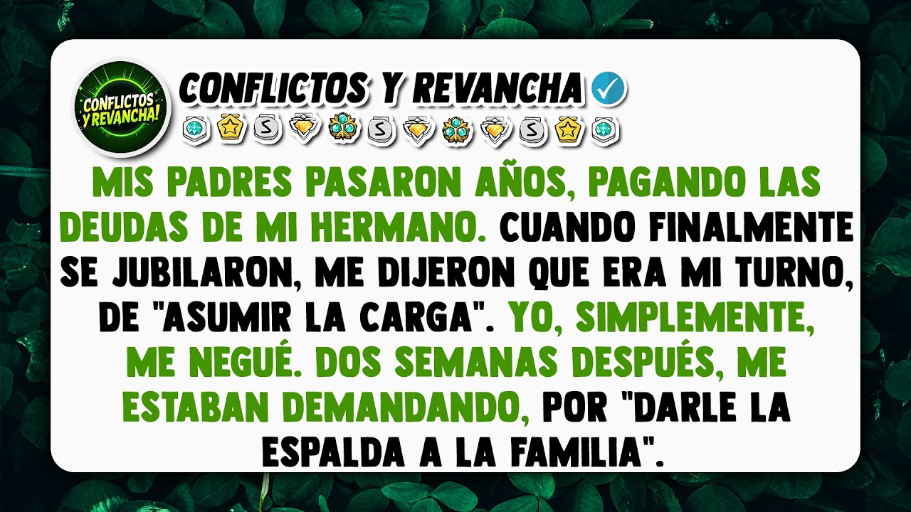 Mis padres pasaron años, pagando las deudas de mi hermano. Cuando finalmente se jubilaron...