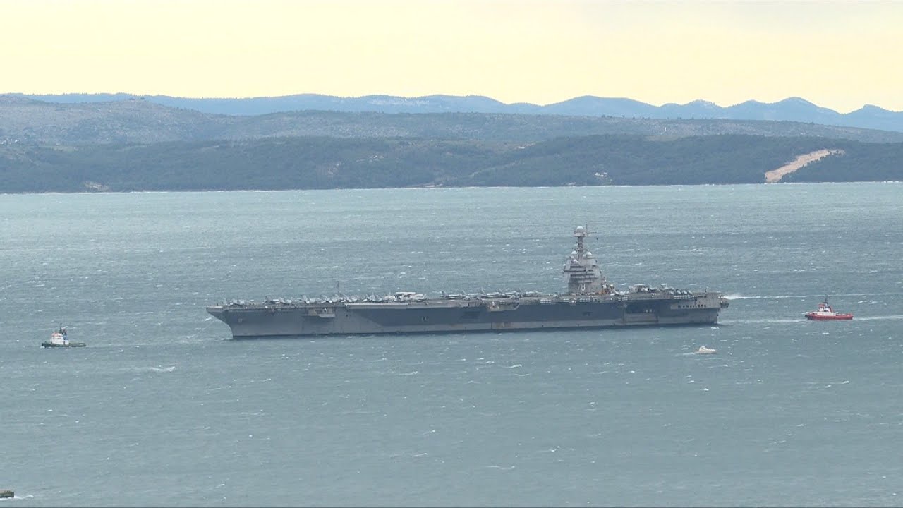 USS Gerald Ford arrives in Croatia for maintenance | AFP