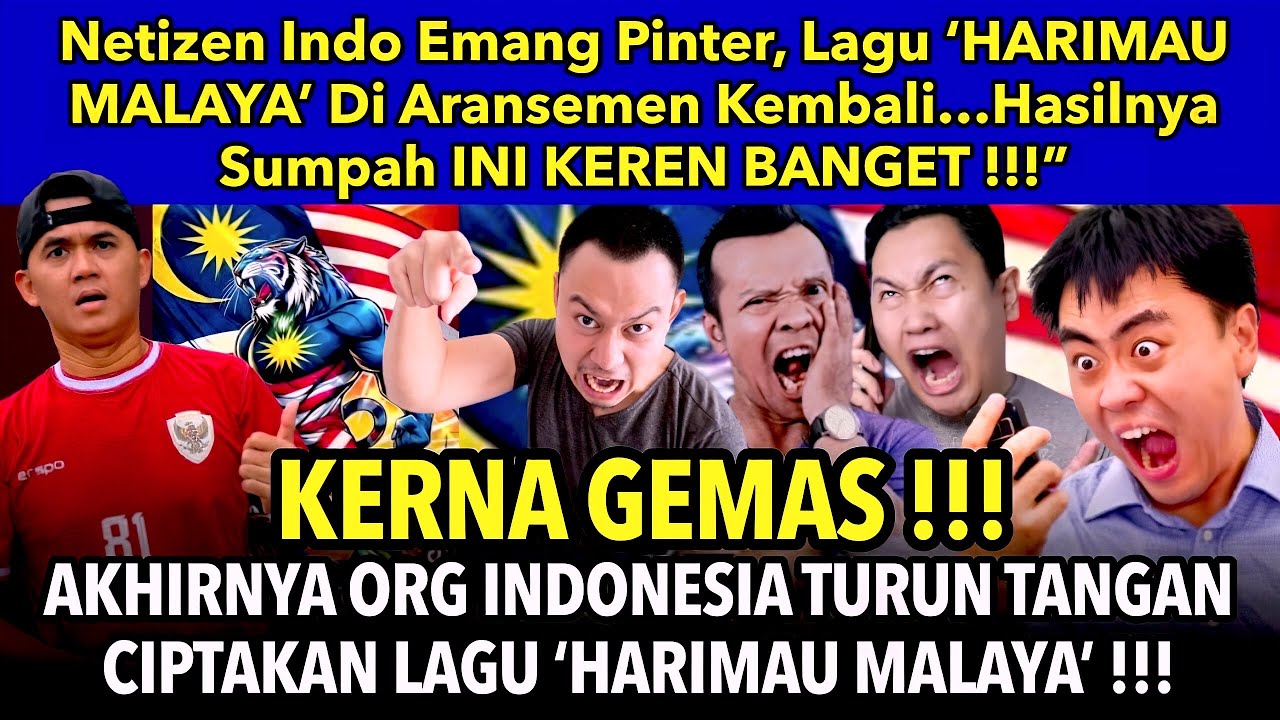 BUSET‼️ KOCAK BANGET REAKSI ORANG MALAYSIA BILA MENDENGARKAN LAGU ‘HARIMAU MALAYA’ Sumpah Gokil !🤣🤣🤣