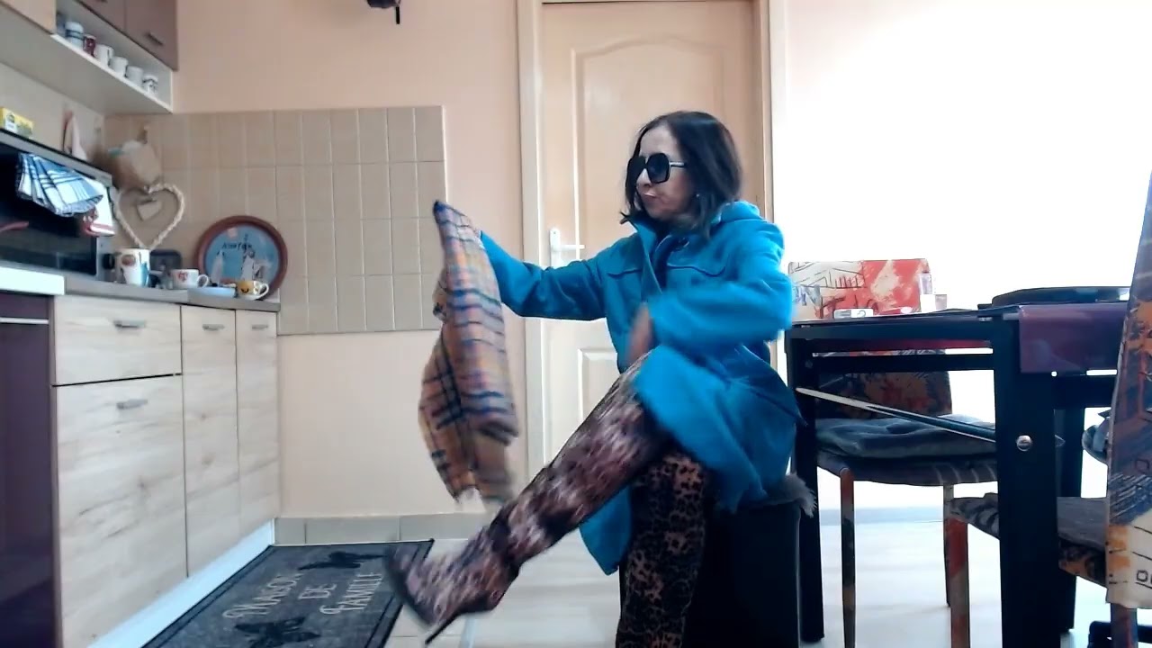 duffle coat Benetton de couleur turquoise