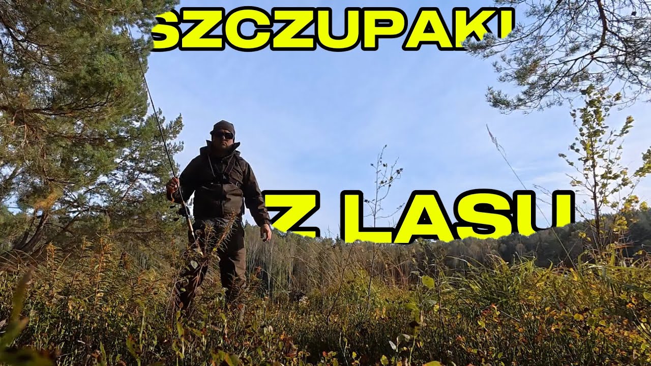 Dzikie leśne jezioro – sprawdzam, czy są tu szczupaki! Łowienie z brzegu.