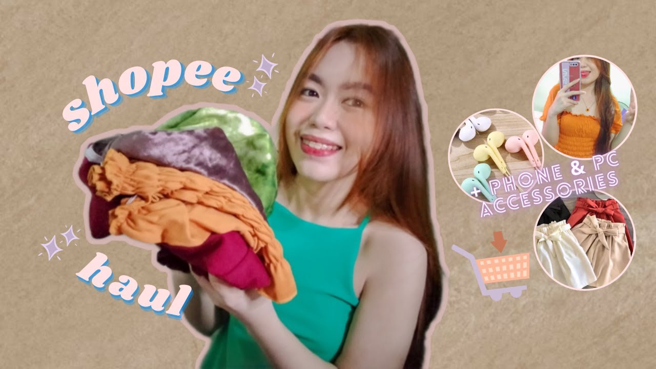🦋 shopee haul + unboxing | 5.5 sale
