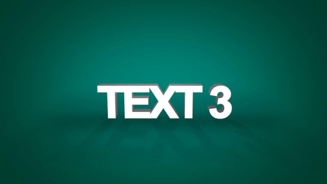 Text Animation Slideshow Video Ad