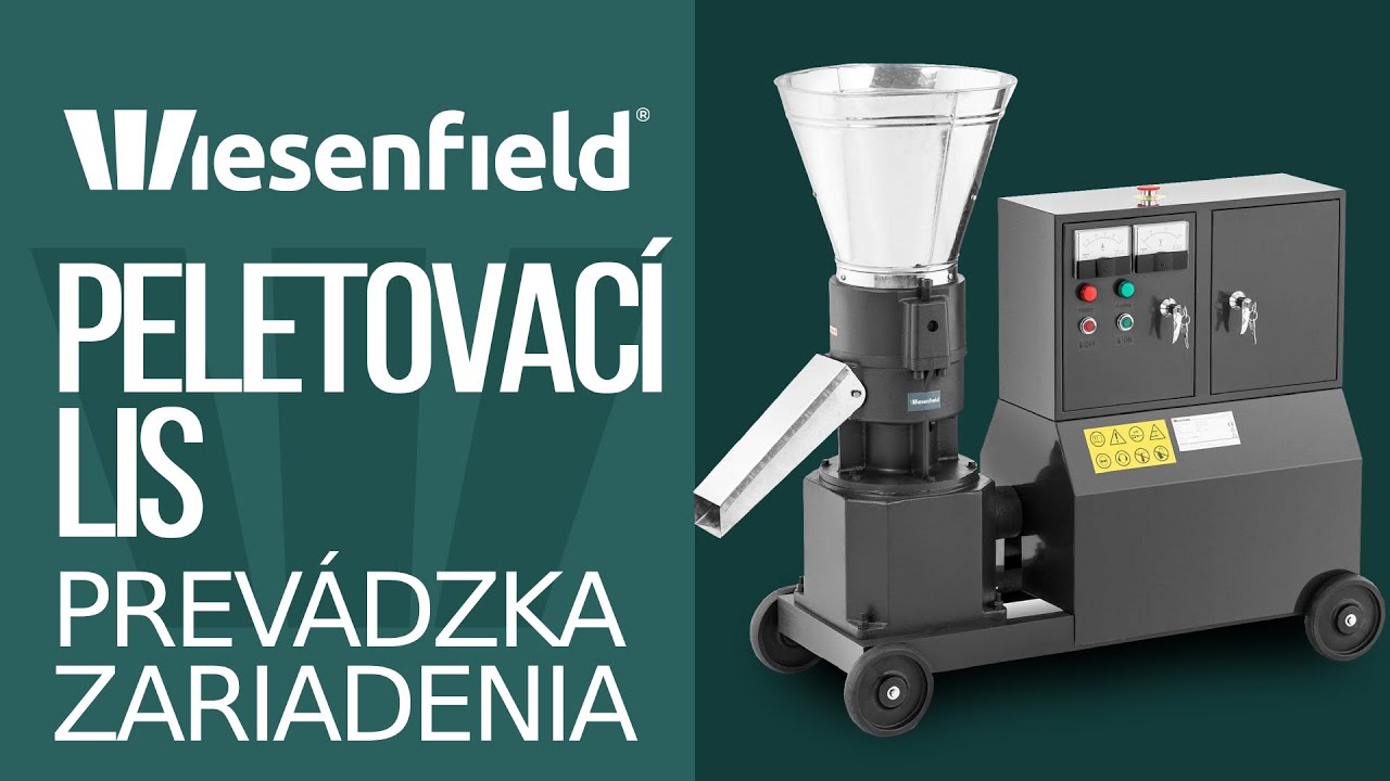 Peletovací lis Wiesenfield WIE-PM-1000 | Prevádzka zariadenia