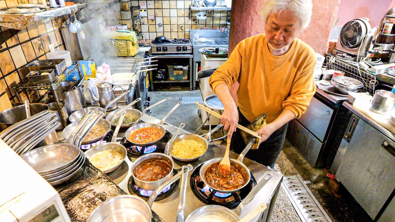 常連の胃袋を掴むボリューム満点パスタ職人が営む老舗パスタ屋丨Japanese Good Old Diner