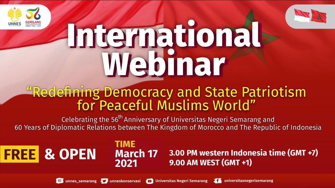 International Webinar: Redefining Democracy and State Patriotism for Peaceful Muslims World