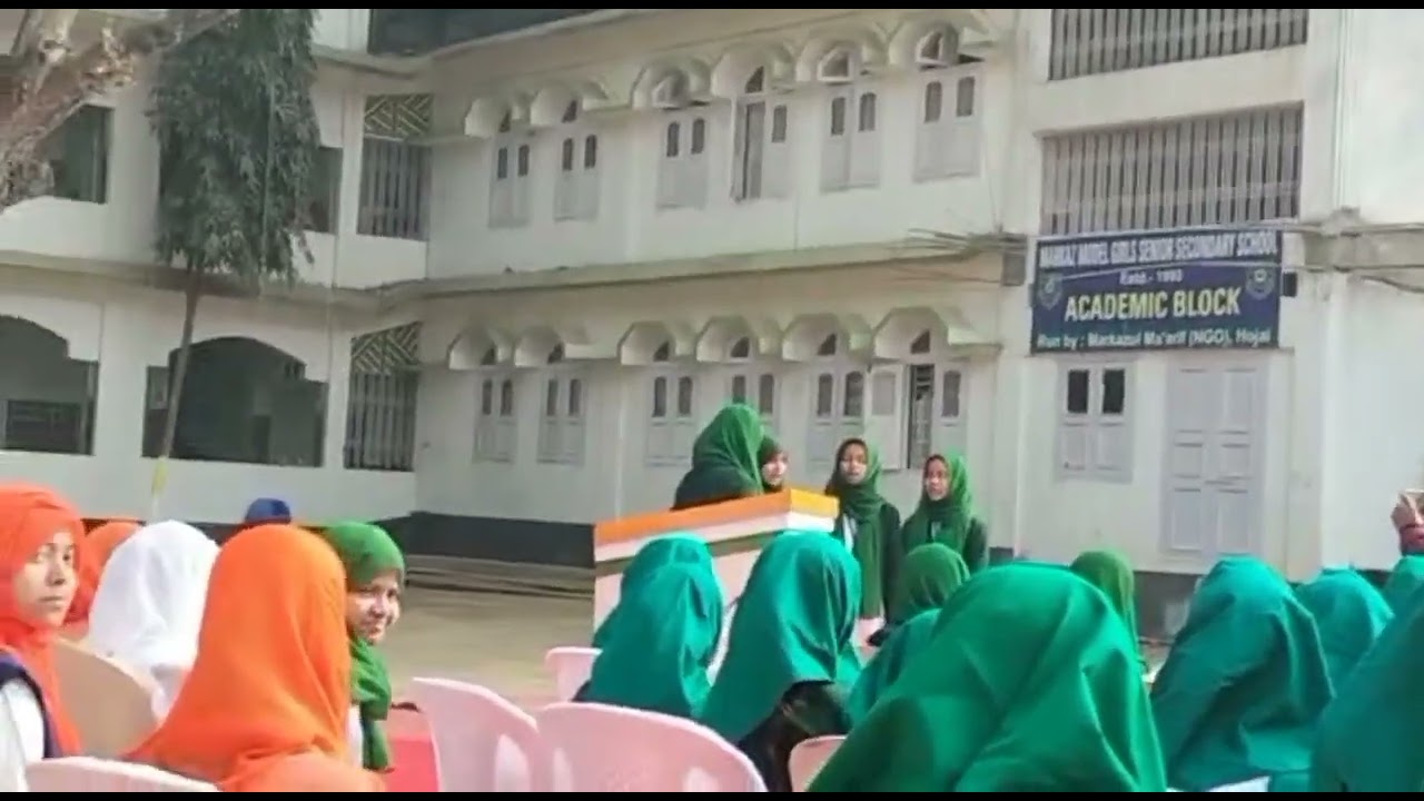 republic day celebration, Markaz Girls Hojai# girls beautiful performence