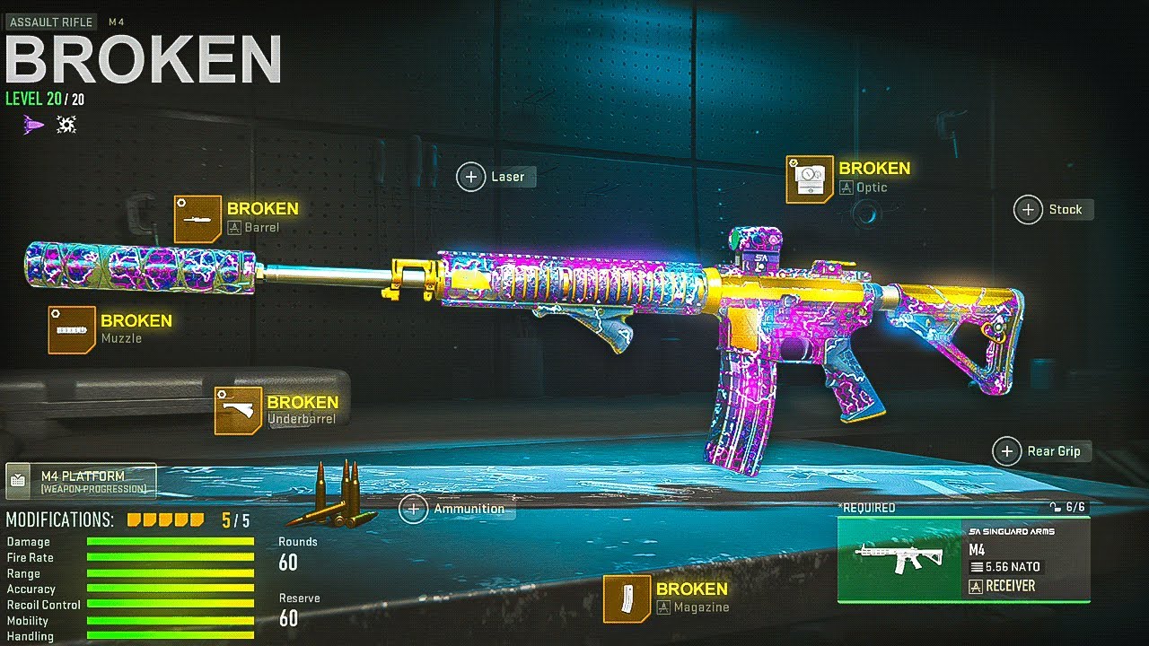 the #1 M4 Class SETUP in Warzone 2! (Best M4 Loadout ) MW2