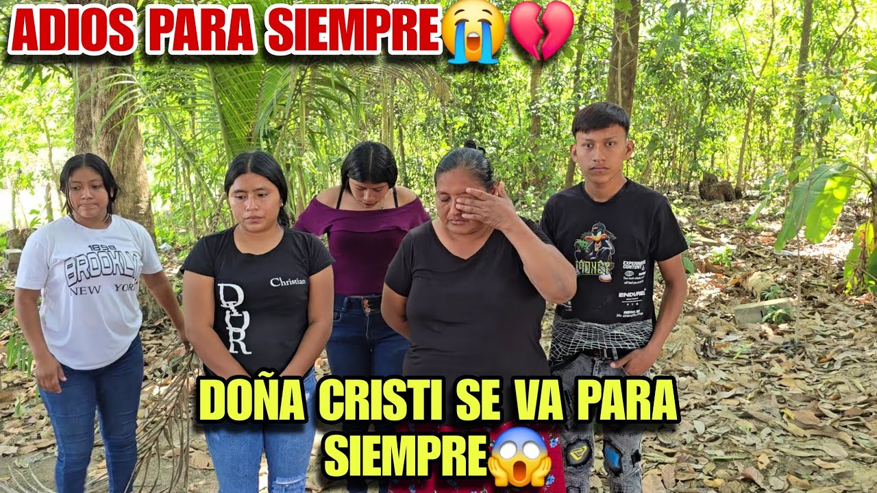 Doña CRISTI Llorando Dice Adios Al Canal, Su Enfermedad Ya No La Deja Seguir Trabajando Más😱
